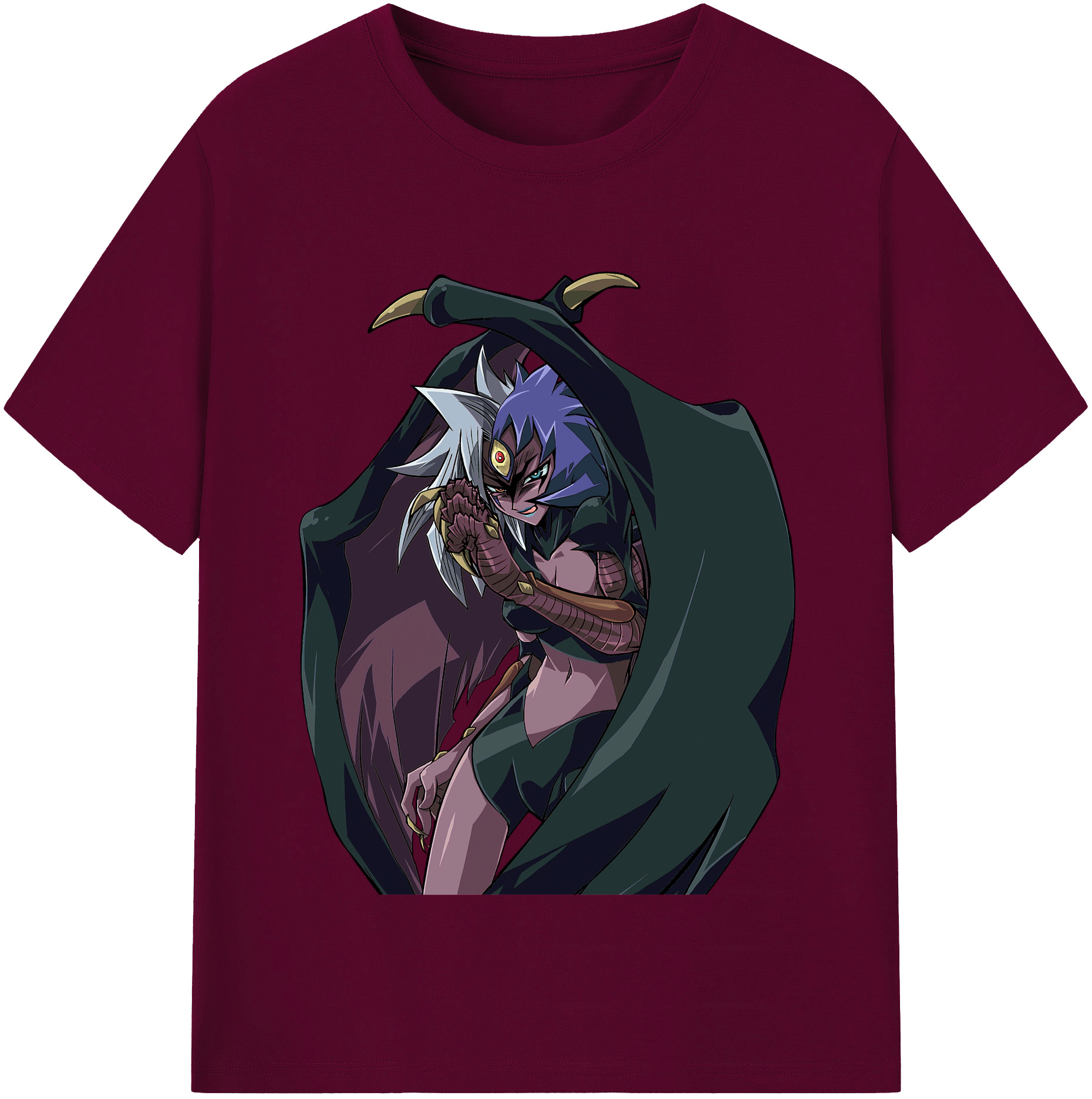 （画像用） 遊☆戯☆王 Yu-Gi-Oh! レディースカジュアルプリントTシャツ（綿100％）